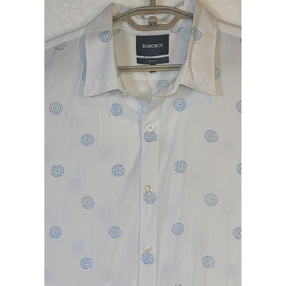 Bonobos Eclectic Business Casual Button Down Shirt Size 2XL Cotton Preppy Resort